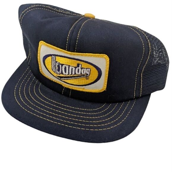 Bandog Vintage Mesh‎ Back Trucker Hat Snapback Cap Vintage 80s Swingster - Picture 1 of 4